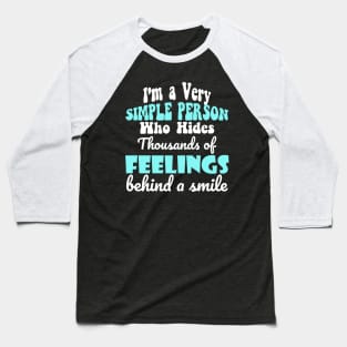 Inspirational And Motivational Introverts Quote Baseball T-Shirt